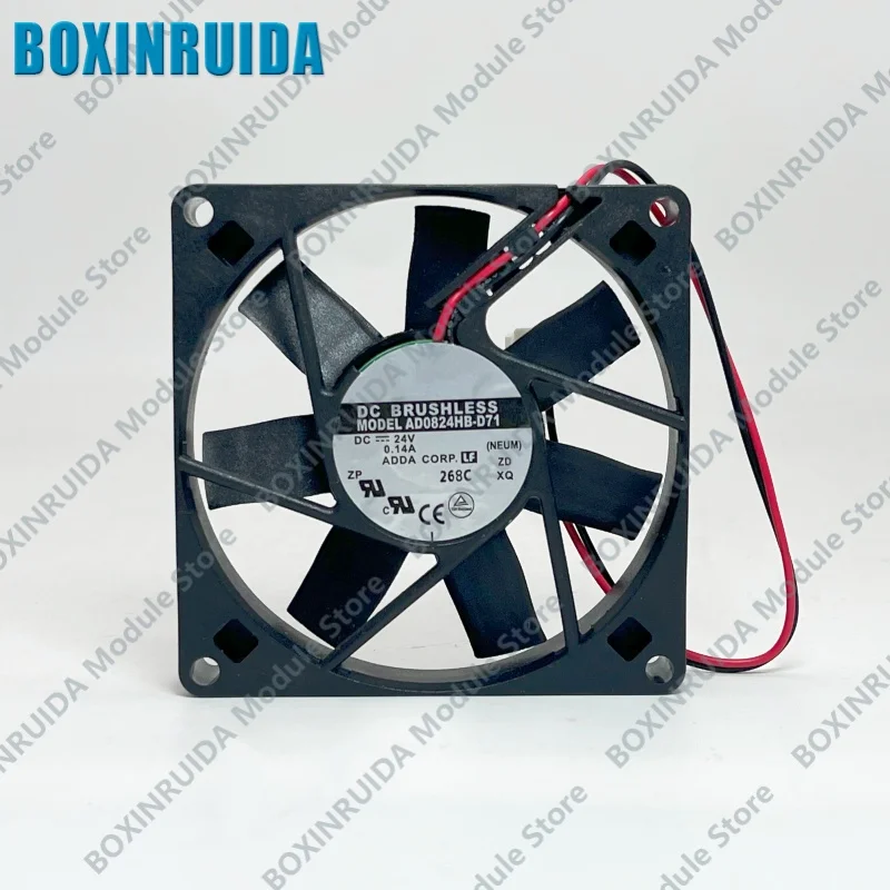 Brand new original AD0824HB-D71 DC24V 8015 0.14A inverter cooling fan 8CM