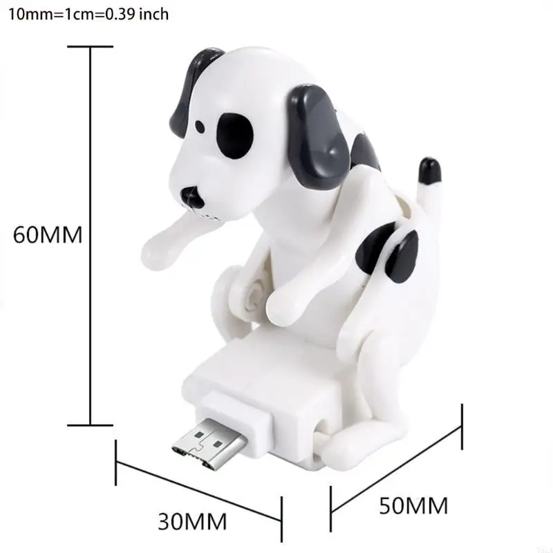 Dây cáp sạc đa năng T5EA Type-C hình chú chó Humping ngộ nghĩnh Dây cáp sạc nhanh