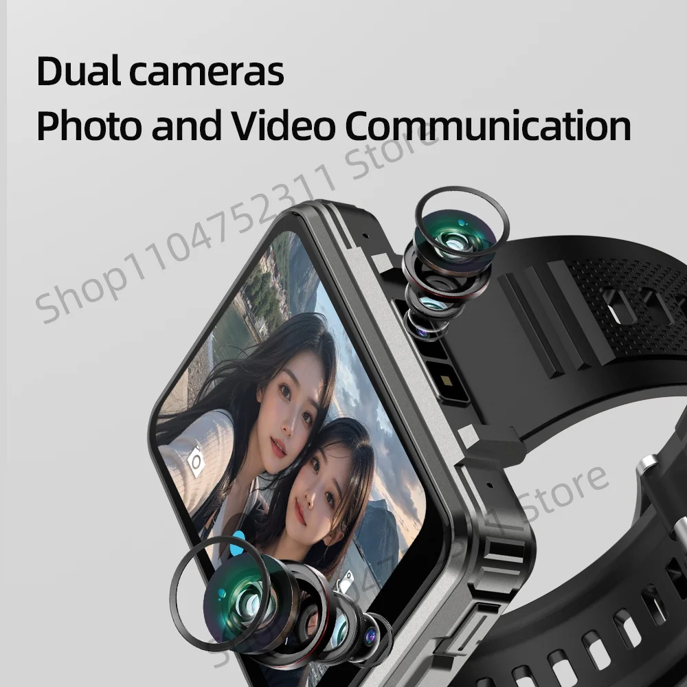 جديد VP999 الإصدار العالمي 4G NET Smartwatch أندرويد OS 1500mAH بطارية 2.4 "شاشة ضغط الدم GPS موقع الرجال ساعة ذكية