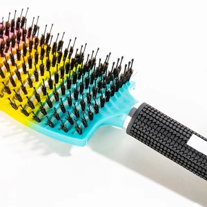 Antistatic Massage Salon Hair Brush, Women's Broken Nylon Brush, Wet Curly Hair, 1 PC 8 Main sales sales - №5