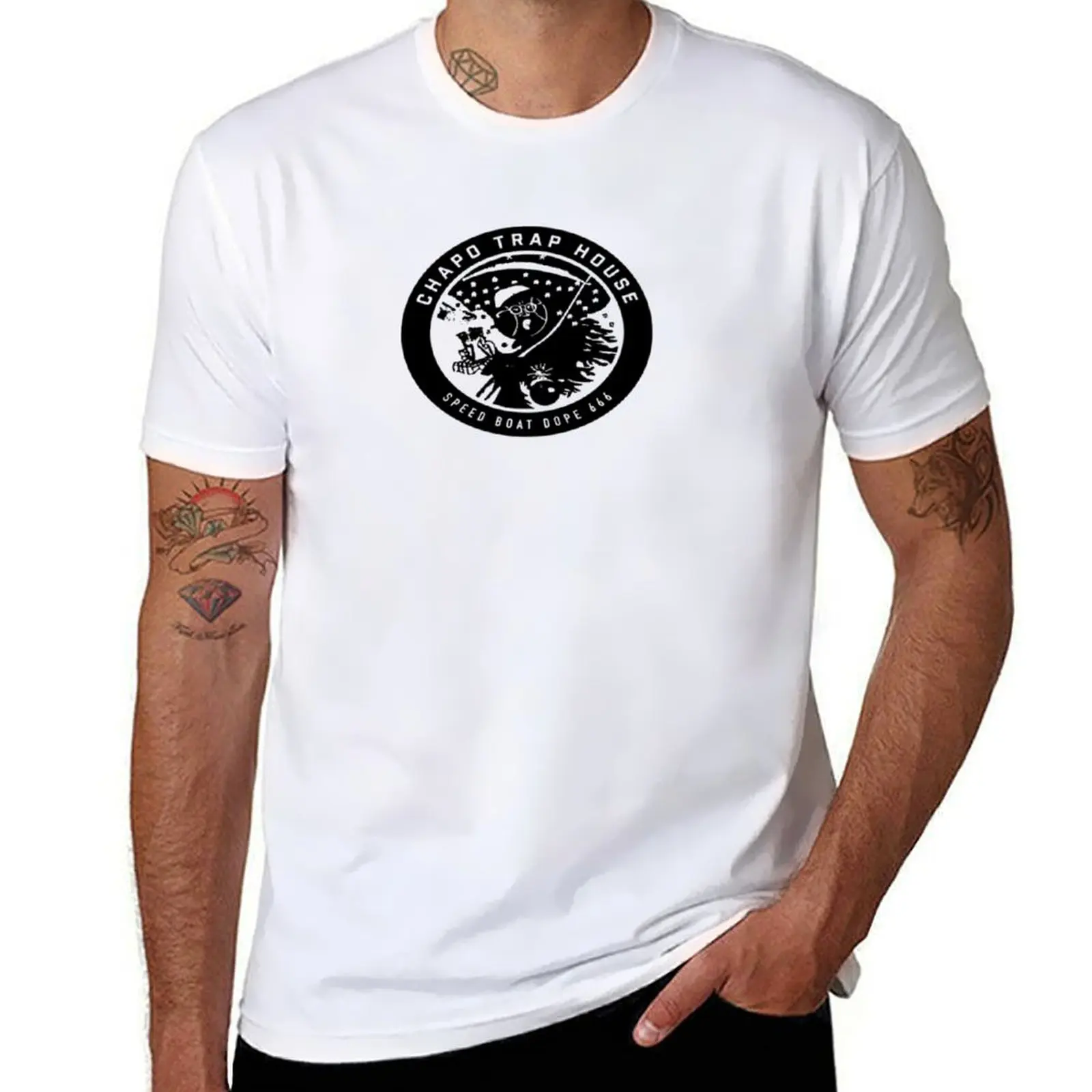 chapo trap house T-Shirt graphic shirts croswit shirt man cotton man t-shirts rapper graphic tees plain t shirts men