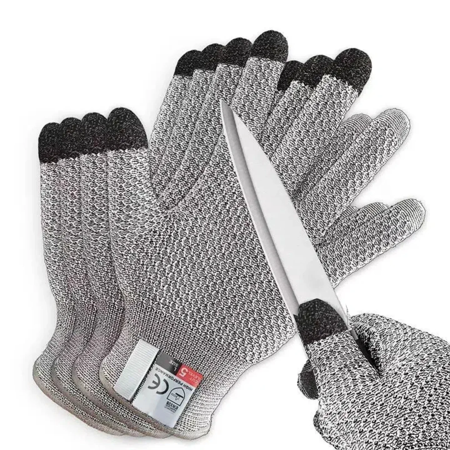 Anti Cutting Touch Screen Anti Cutting Gloves Pineapple Patterned Glass Kitchen Food Grade Slaughter Killing Anti Cutting Gloves