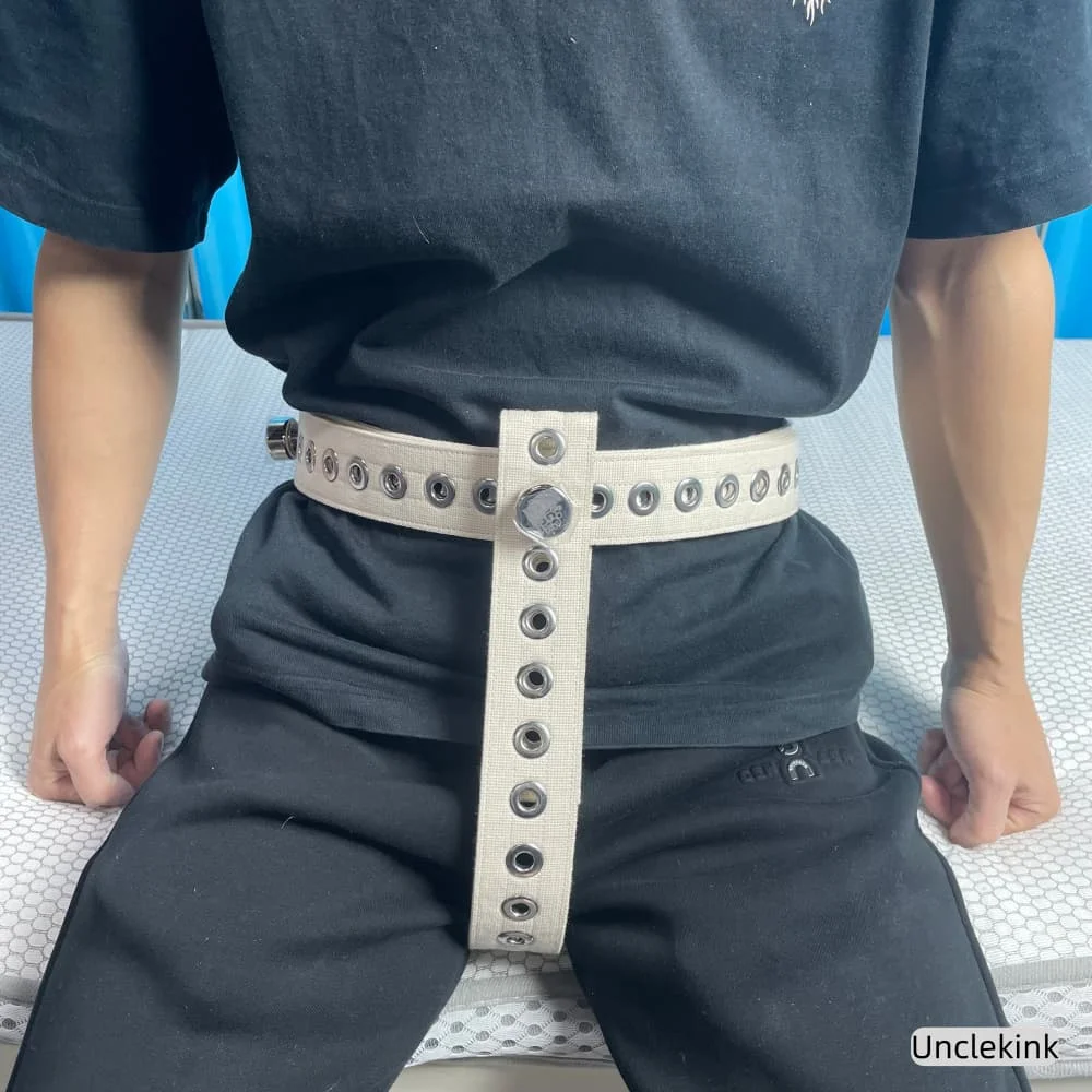 Adjustable Patient Safety Strap with Lockable Waist Belt