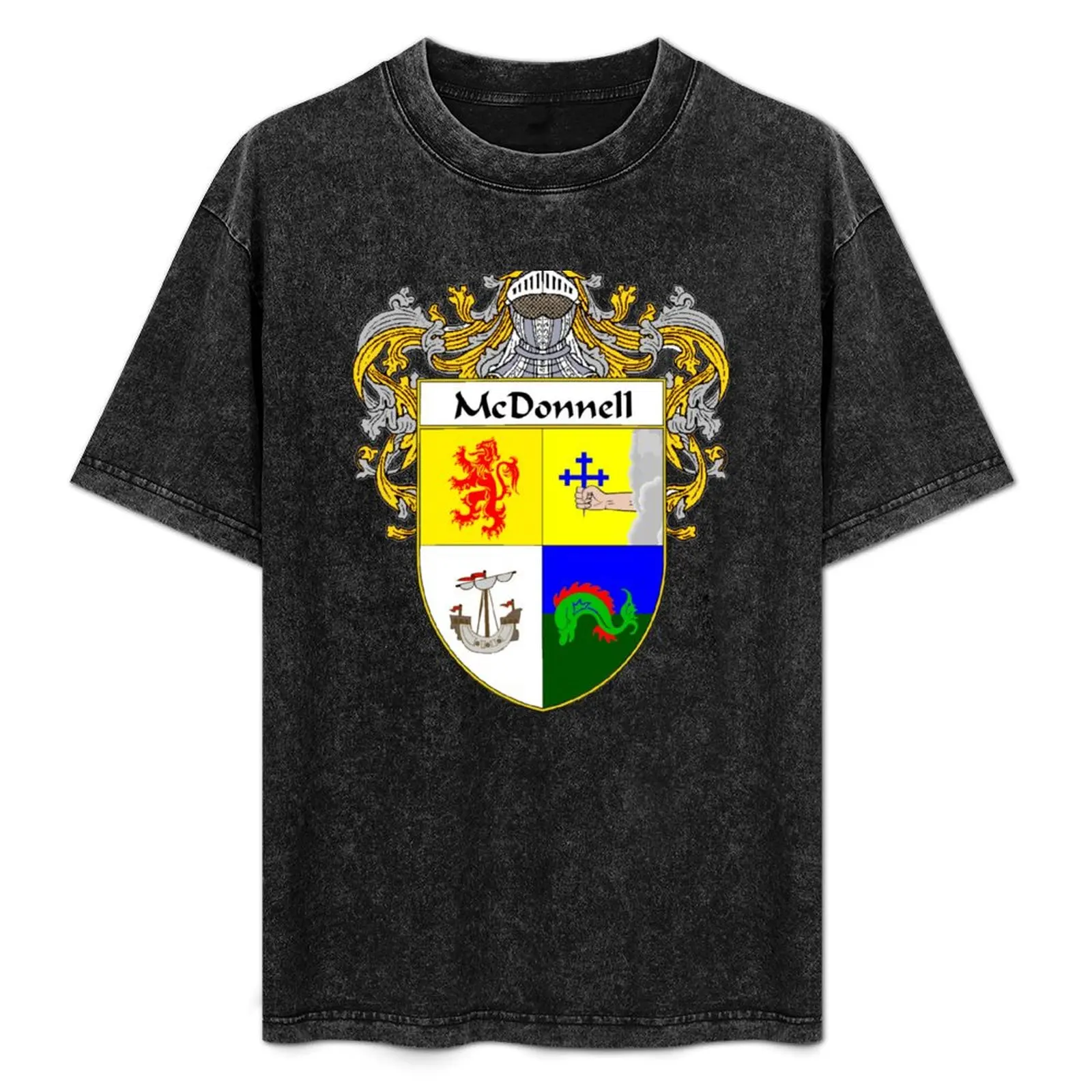 McDonnell Coat of Arms/Family Crest T-Shirt Stain Resistant Casual Tee