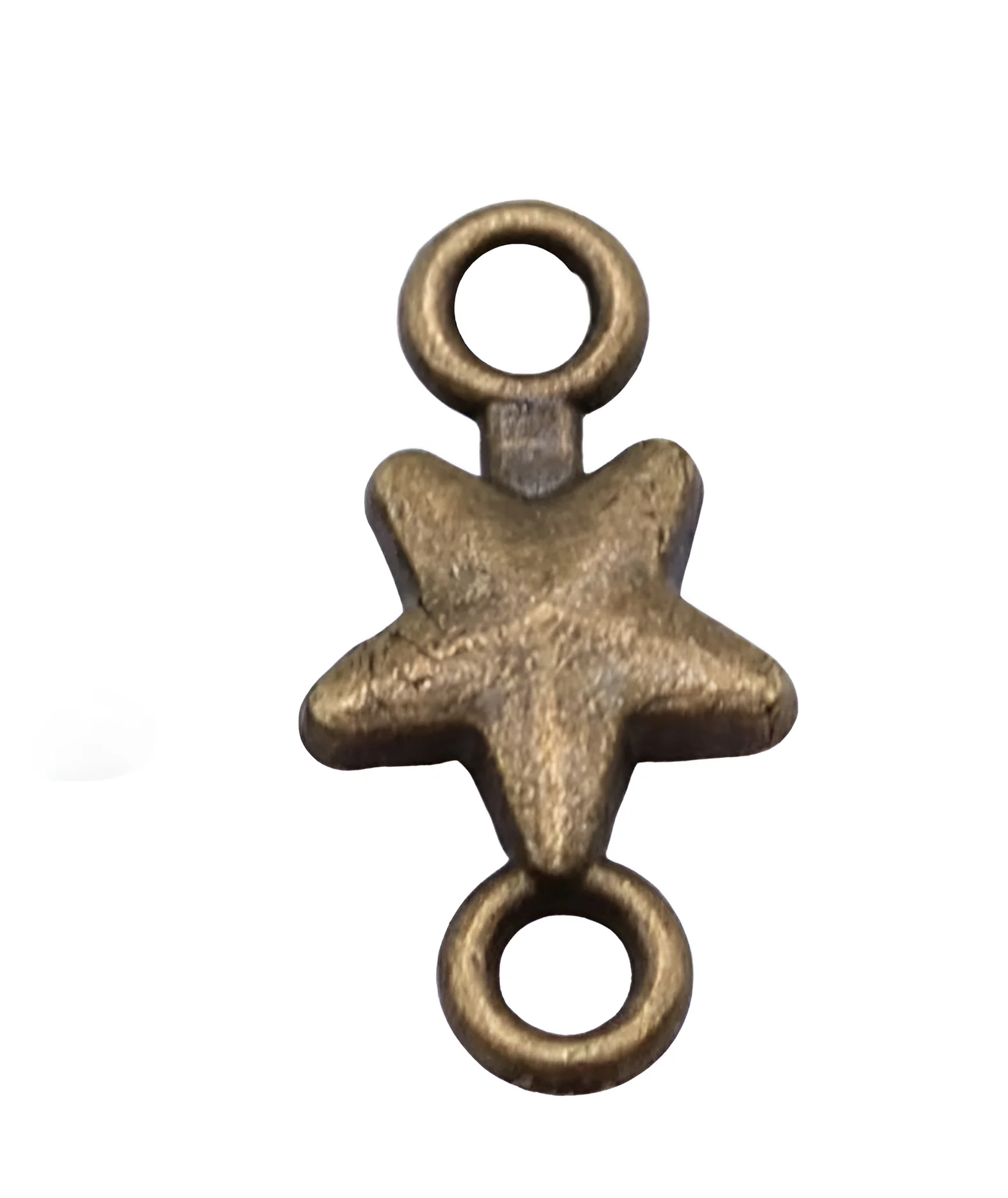 

40pcs 15*7mm star shaped connector for handmade Zinc alloy metal T2562