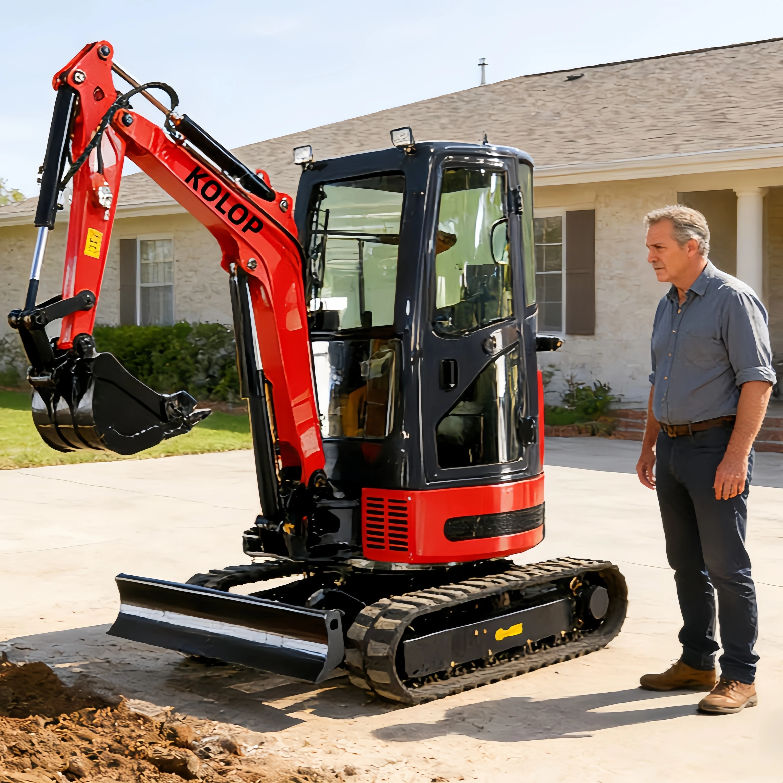 

Hot selling Enclosed Cab 1.2 Ton 1.8 Ton Mini Excavator Customized Kubota Engine Tracked Digger Multifunctional Fast delivery