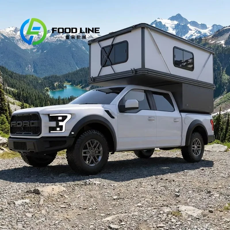 Pop Up Truck Bed Camper Anti‑Mildew Inner Liner Quick Disassembly For Wilderness Off‑Road Adventure, Expedition Truck Camper