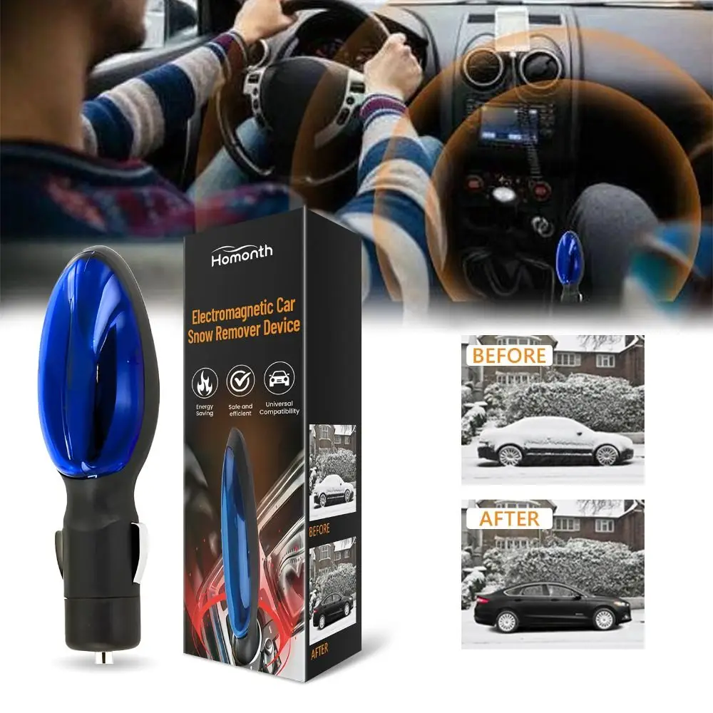 Nuevo Descongelador Electromagnético Anticongelante, Removedor de Nieve Portátil para Automóvil, Descongelador Cinético Molecular, Calentador Molecular para Automóvil