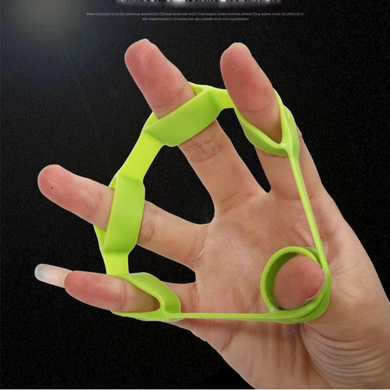 Silicone Gripper Finger Hand Grips Exercise Extender Rehabilitation Training Device Exercise Finger Enhancer Resistance Band