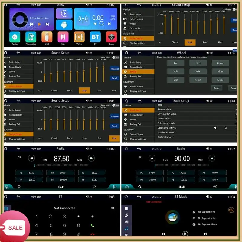 

Wireless 2 Din Car Stereo Carplay Android Auto,6.86 Inch Car Radio,Bluetooth Mirror Link FM/SWC/USB/AUX/Backup Camera Durable