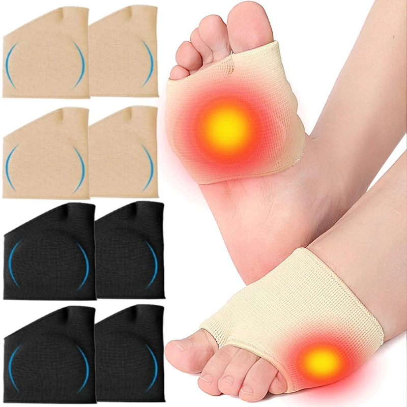 Żel silikonowy półwkładki do śródstopia przedniej części stopy ulga w bólu wkładki do butów piłka poduszki na stopy do skarpet korekcyjnych palucha koślawego