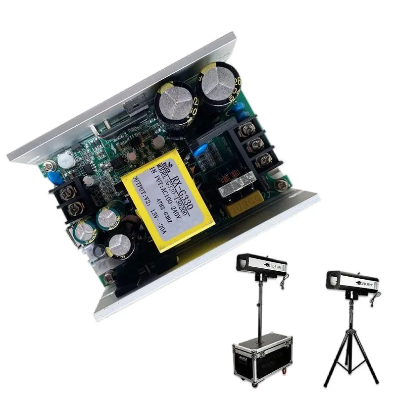 RX-330 Power Box Switch Power Source Board Supply Assembly for 330W Led Follow Spot Light