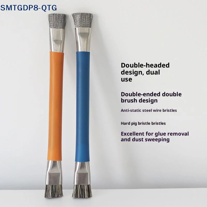 Hot！1Pc Phone/Computer Mainboard Cleaning Brush Circuit Board Repair For IC Chip PCB Welding Anti-Static ESD Double Headed Brush