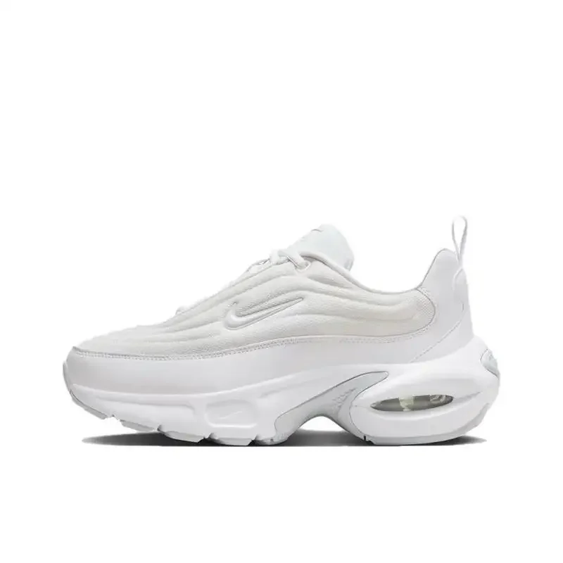 Nike Air Max Portal Classic Sneakers Design Exercise Training  Versatile Low Top Fashionable Casual Running Shoes Women White