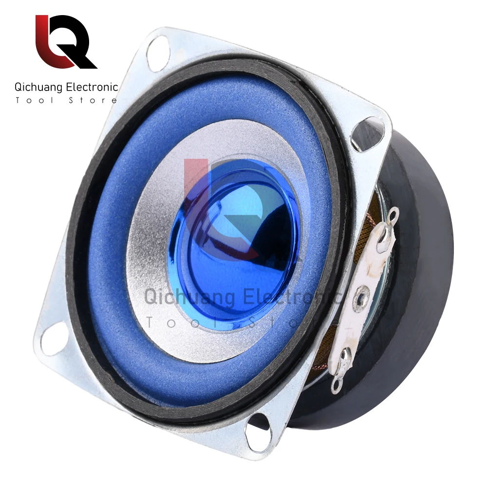 Imagem -05 - Polegadas 5w 4ohm Azul Full-frequency Speaker 52 mm Quadrado Pequeno Alto-falante para Produtos Eletrônicos Digitais 0. 2518 Quilohertz Pcs