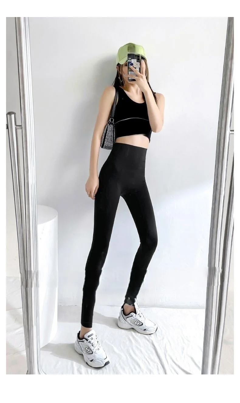 Yoga Pants Gym Women Loose Checkered Beautiful Jeggings Curvy Patterned Vintage Females Length Trouser Bottom Medium Hollow Vibe