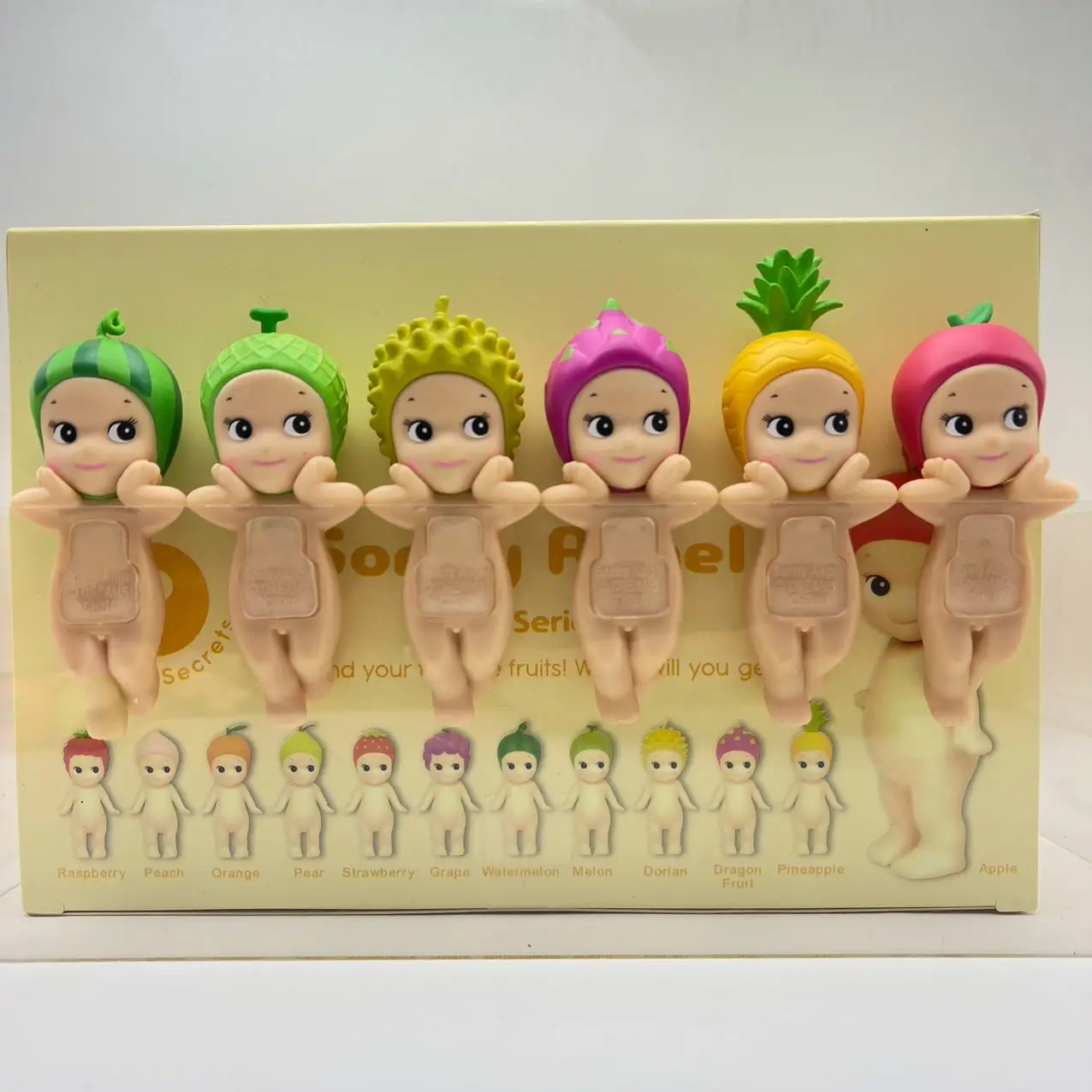 Sonny Angel Mini angelo con guancia frutta cieca scatola terminale ornamento decorazione del telefono cellulare Cupido fatto a mano Anime bel regalo giocattoli