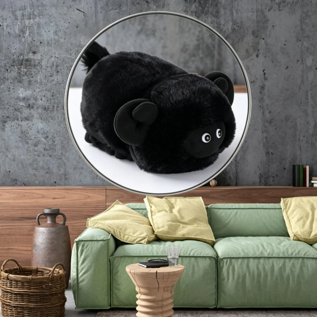 Funny Soft Cute HighQuality Lamb Pillow Cushion NonSlipBottom MachineWashable HomeDecor Gift for Office Bed Sofa LivingRoom