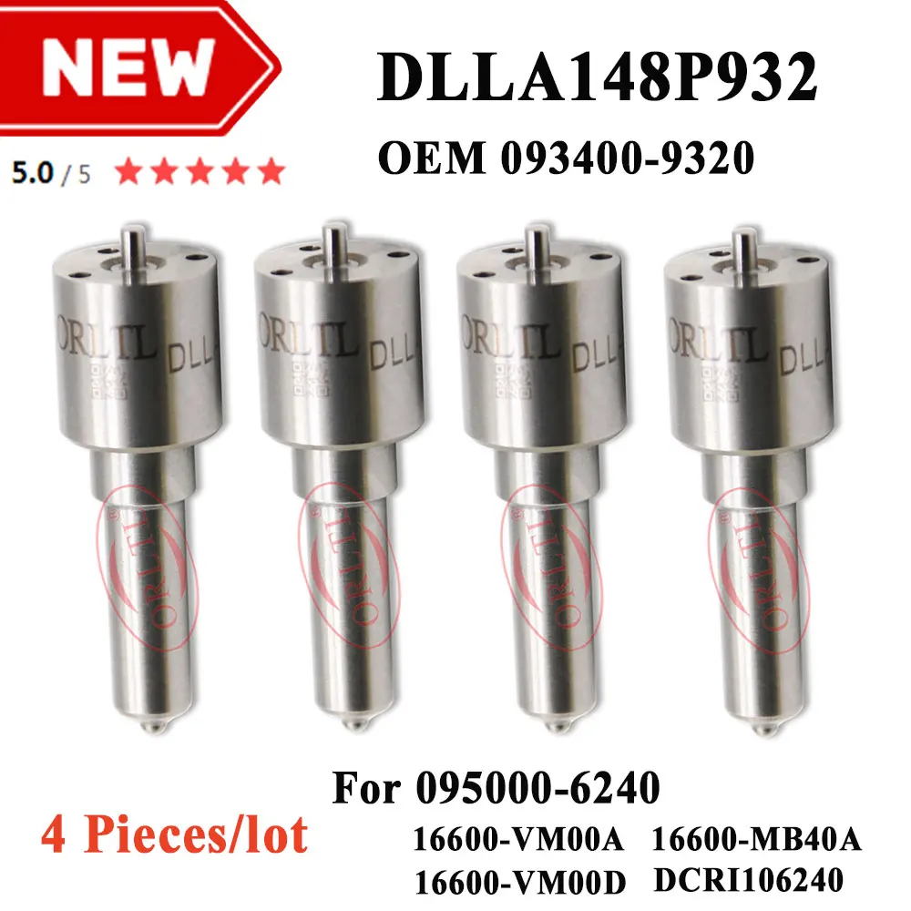 ORLTL DLLA148P932 Common Rail Injector Nozzle 148P932 Injector Nozzle for Nissan Frontier 095000-624 16600-VM00D