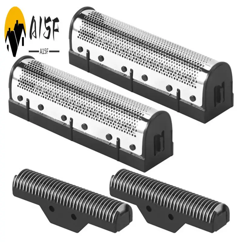 

A15F-3 Set Clipper Blade For Kemei Km-1102 Clipper Electric Shaver Parts Net Silver