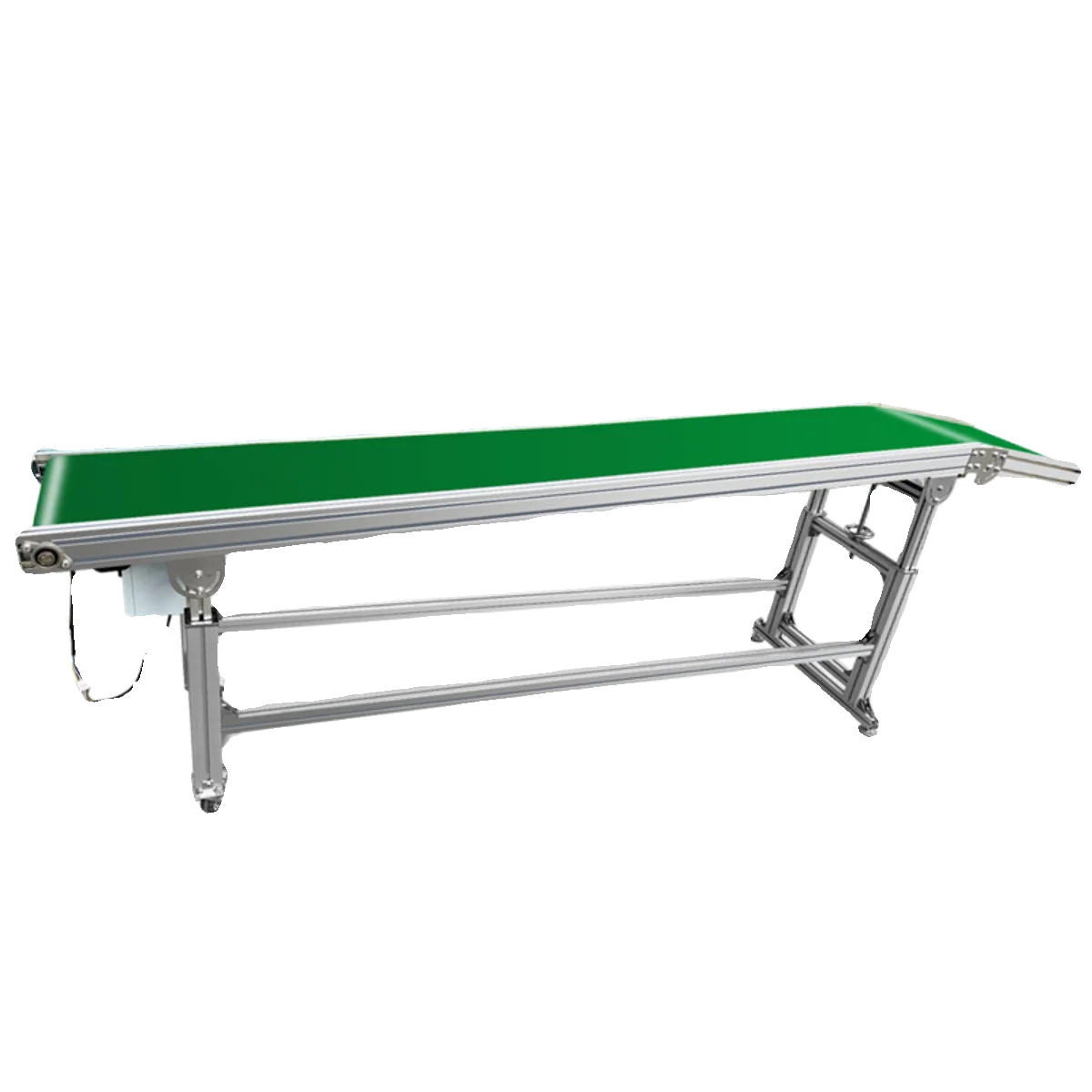 Small conveyor belt injection molding machine feeder