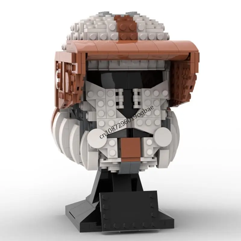 

Новый 637 шт. знаменитый звездный боевой фильм Moc Republic, модель шлема, строительные блоки, креативные идеи «сделай сам», детские игрушки, подарок на день рождения, Рождество