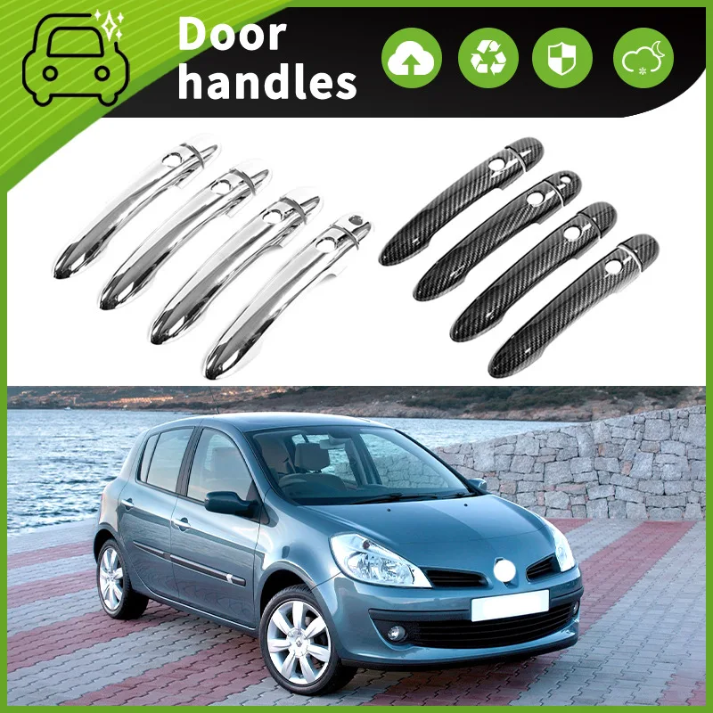 

Подходит для 05-12 Renault Clio MK3, дверная ручка, аксессуары для модификации