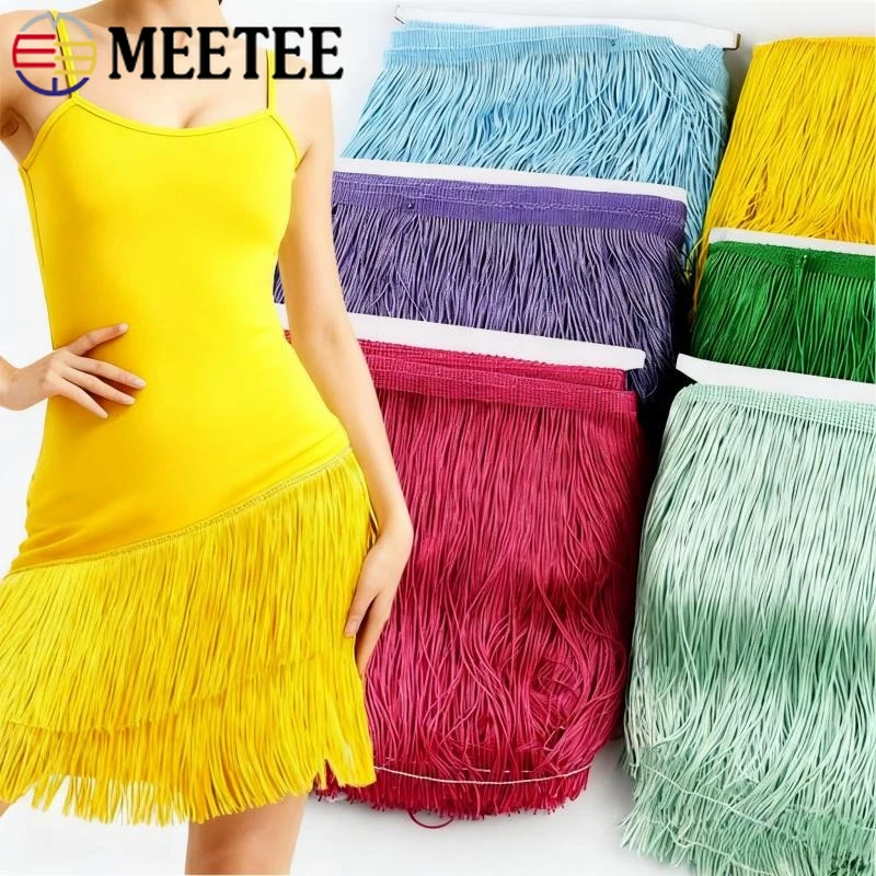 

5/8/10M 30cm Long Tassel Fringes Sewing Curtains Lace Trims Dress Fringe Trim Clothes Decorative Trimmings Stitching Accessories
