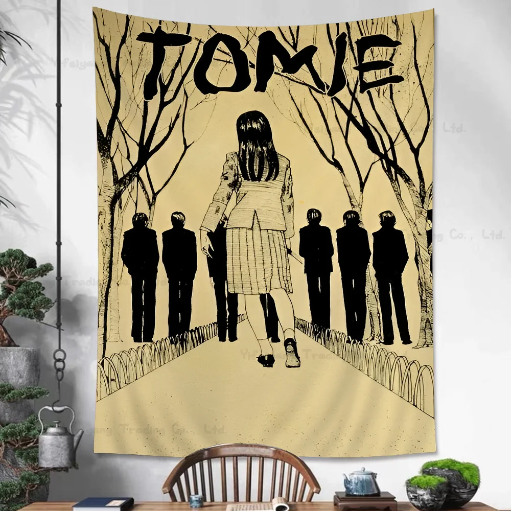 Tomie Junji Ito Chart Tapestry For Living Room Home Dorm Decor Art Home Decor