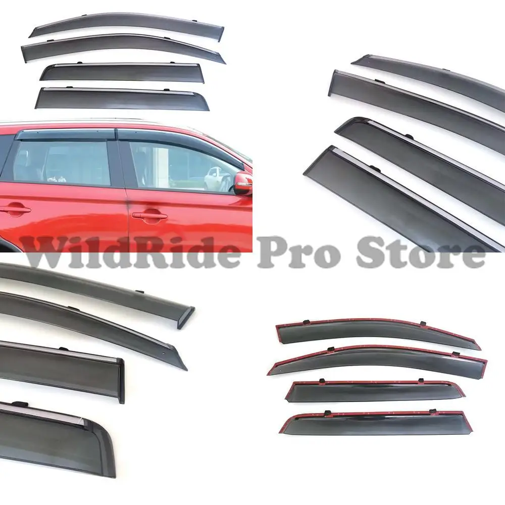 

1 set Universal Mitsubishi 13-22 Outlander Rain Guard Thickened Window Rain Visor for Mitsubishi Outlander