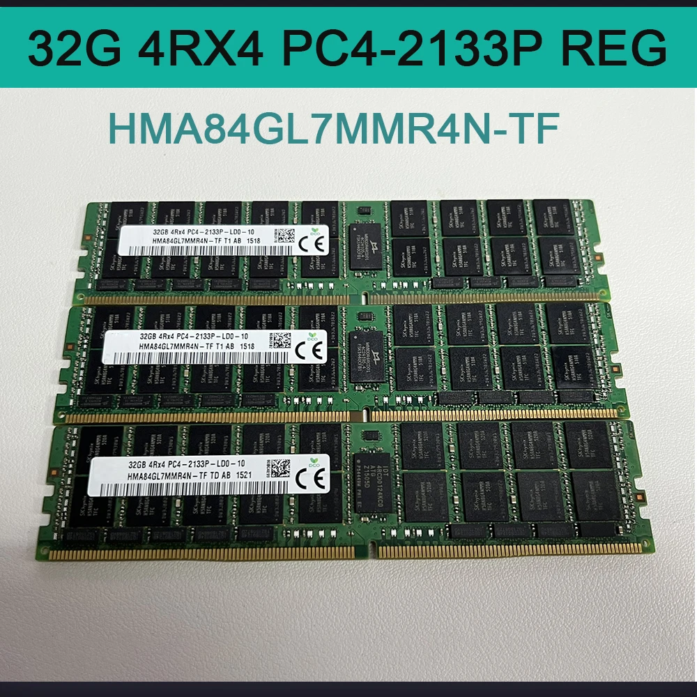 

1 PCS 32G 4RX4 PC4-2133P REG For SKhynix Server Memory HMA84GL7MMR4N-TF