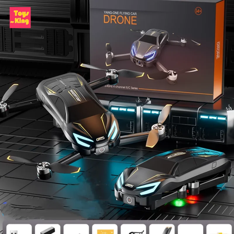 

JJRC X39 RC Drone Car HD Dual Camera Brushless With Lights Kids Toys Electric Adjustment Remote Control Optical Flow Quadcopter