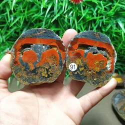 Natural energy quartz crystal South Red cut irregular geodes Reiki crystal agate home decor Fashion gifts and healing