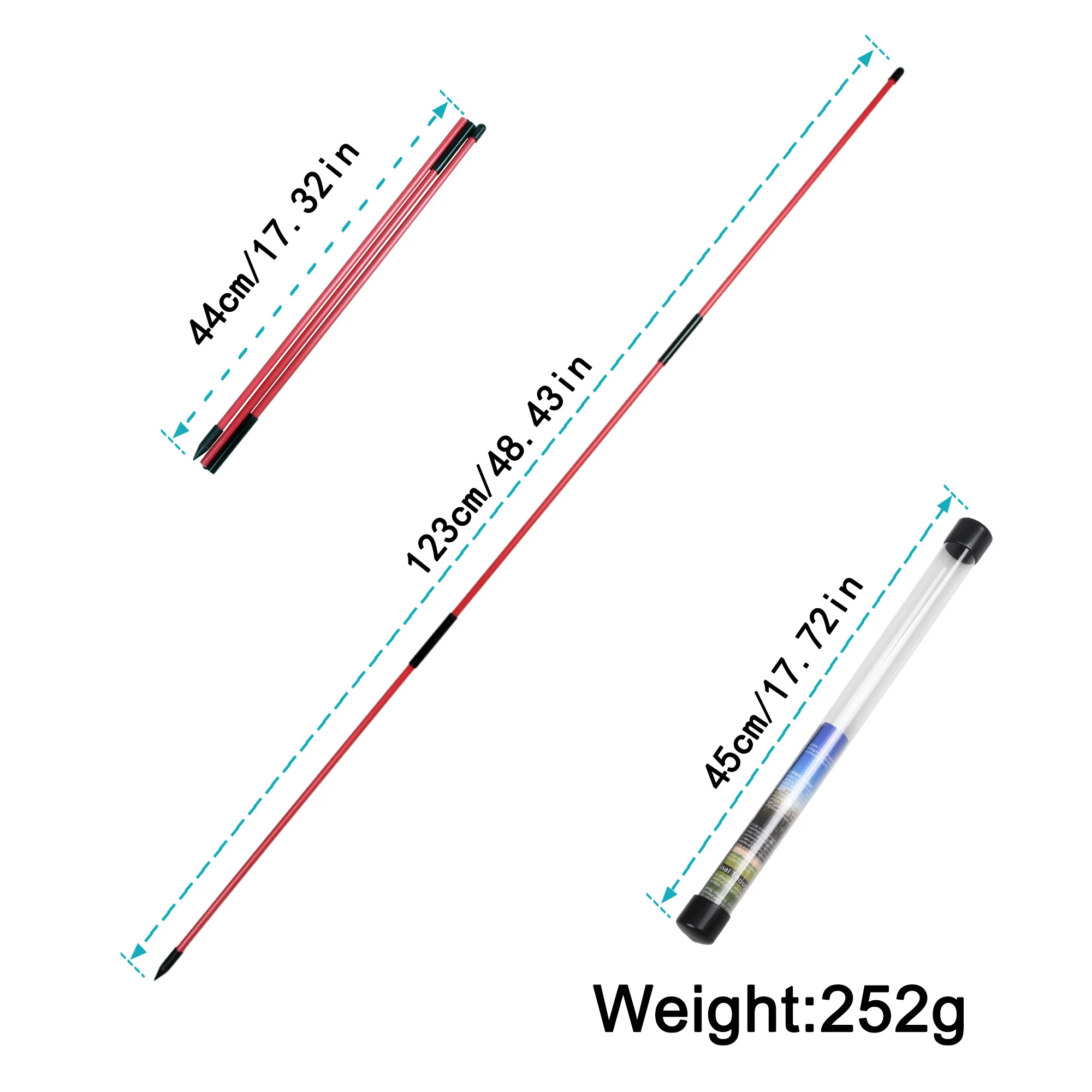 جولف محاذاة العصي 2 مجموعات 48 بوصة محاذاة ممارسة قضبان للطي 6 ألوان جولف محاذاة العصي جولف سوينغ أدوات التدريب