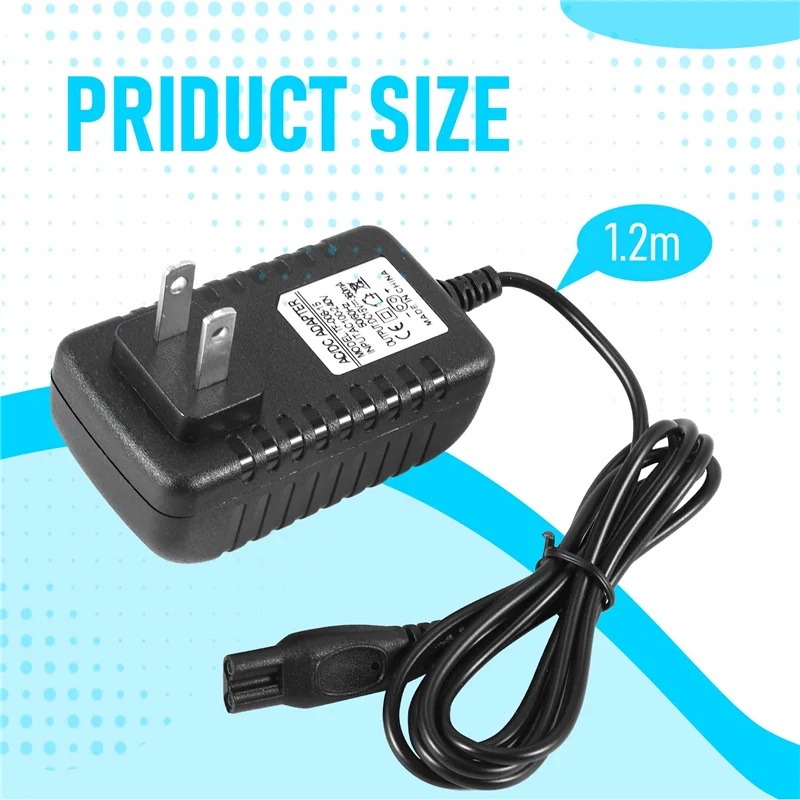 Pengisi Daya Adaptor Daya Alat Cukur A74X-5.4W 15V/0,36A untuk Alat Cukur HQ8505 AT790 AT810