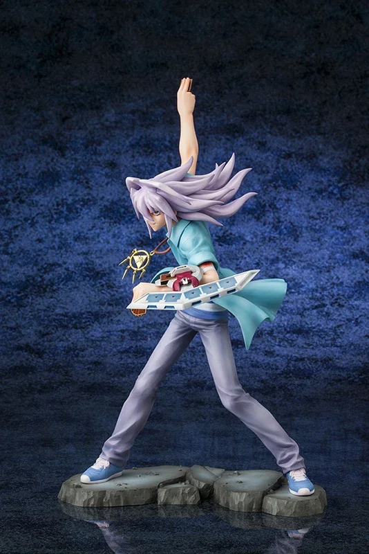 In magazzino Kotobukiya ARTFX J Duel Monsters Ryou Bakura Original Anime Figure Model Toys for Boys Action Figure Collection Doll