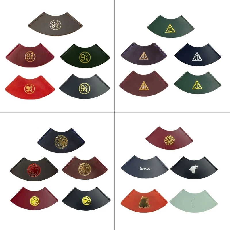 ที่คั่นหน้ารูปพัดแปลกใหม่5ชิ้นที่คั่นหนังสือหนังคั่นหน้าสำหรับครูผู้อ่านหนังสือคนรัก