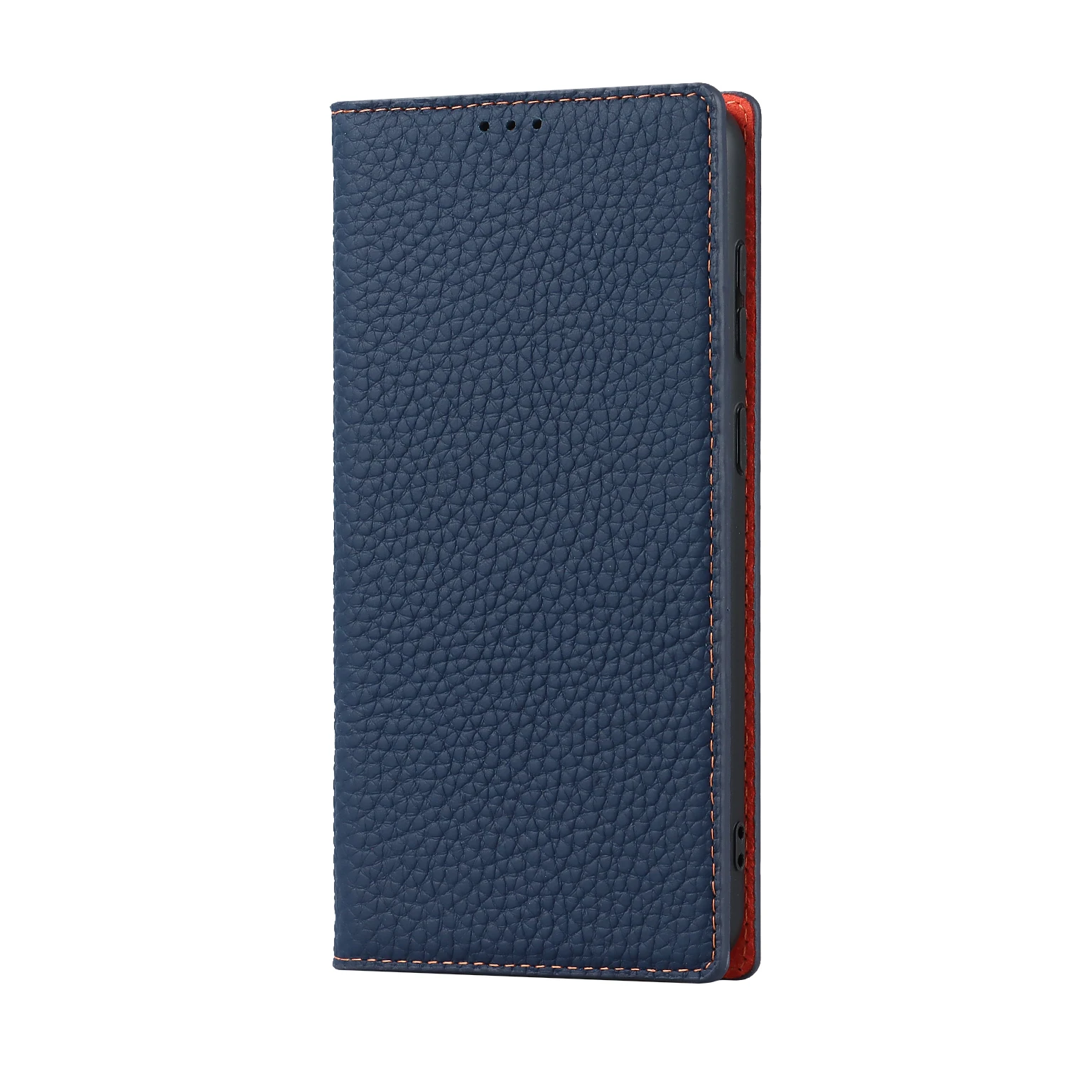 Genuine Leather Flap Phone Case with Hanging Rope, Fit for Samsung Galaxy S24, S23, S22, S21, S20FE, S10, S24 Ultra, S23 Plus