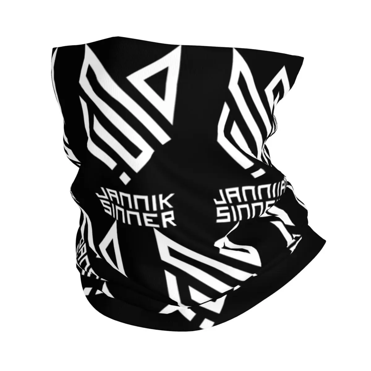 Jannik Sinner Neck Gaiter Printed Unisex Face Mask Scarf Warm Headband Hiking Windproof