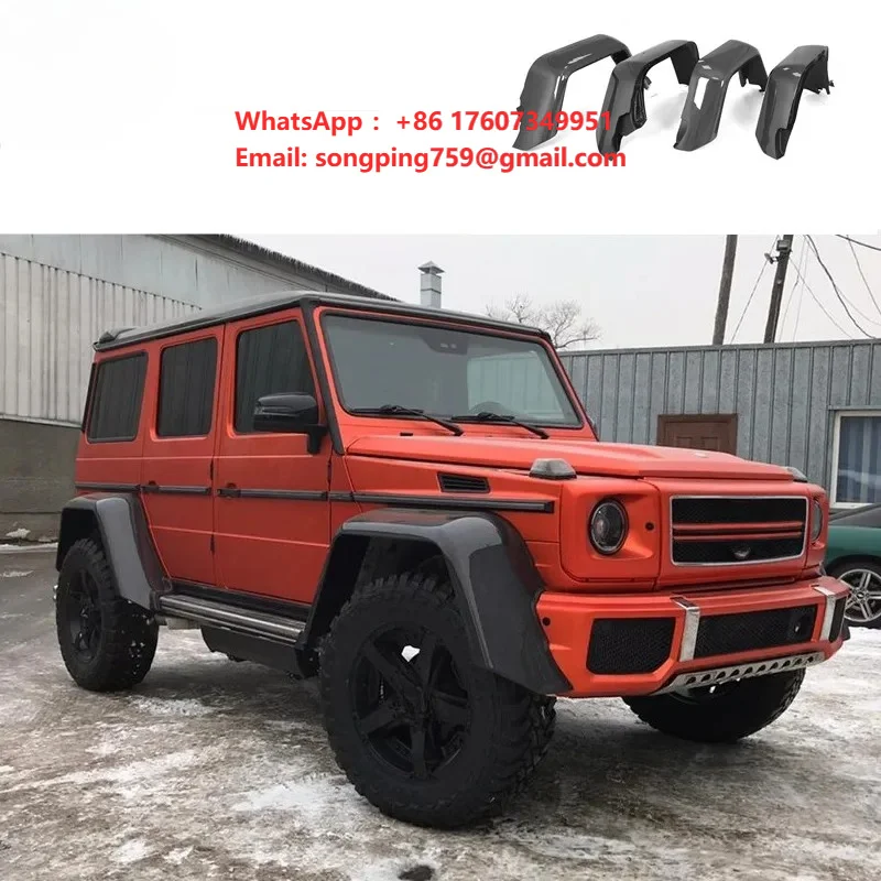 W463 4x4 Fender for G-class W463 G63 G65 to 4x4 Wide Over Fenders Full Carbon Fiber Material