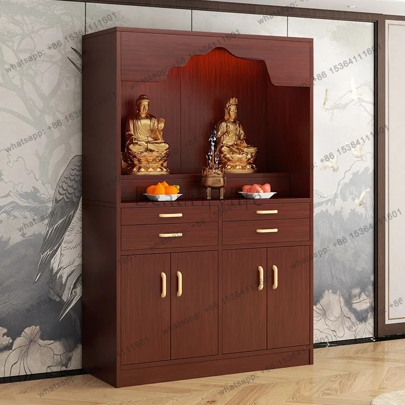 Household Buddha table New Chinese incense case Simple modern Xuanguan table Designer new model