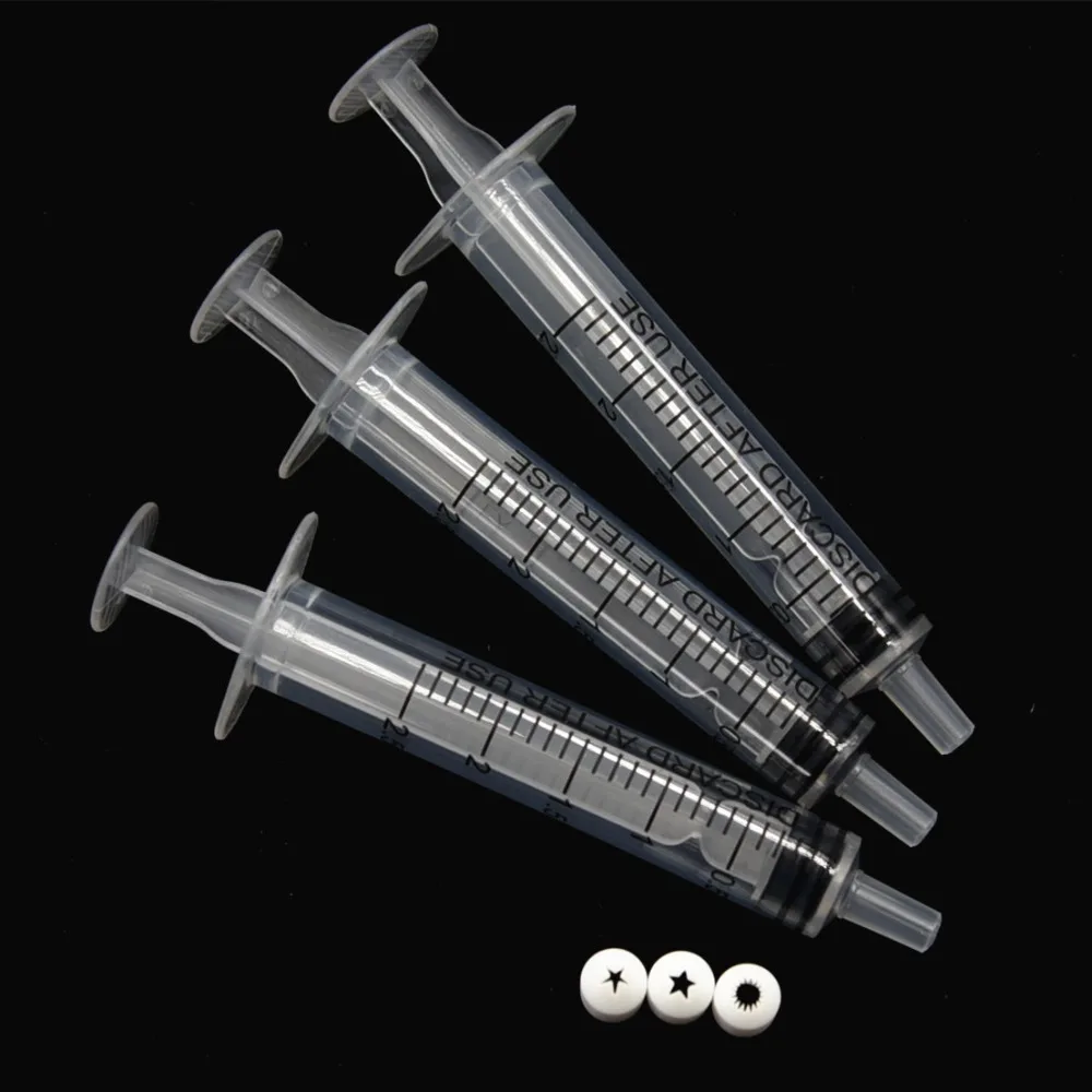 DIY Mini Icing Piping Nozzles Transparent Tube Scratch Resistant Cupcake Piping Tip Tools Plastic Cream Gum Piping Tip Tools