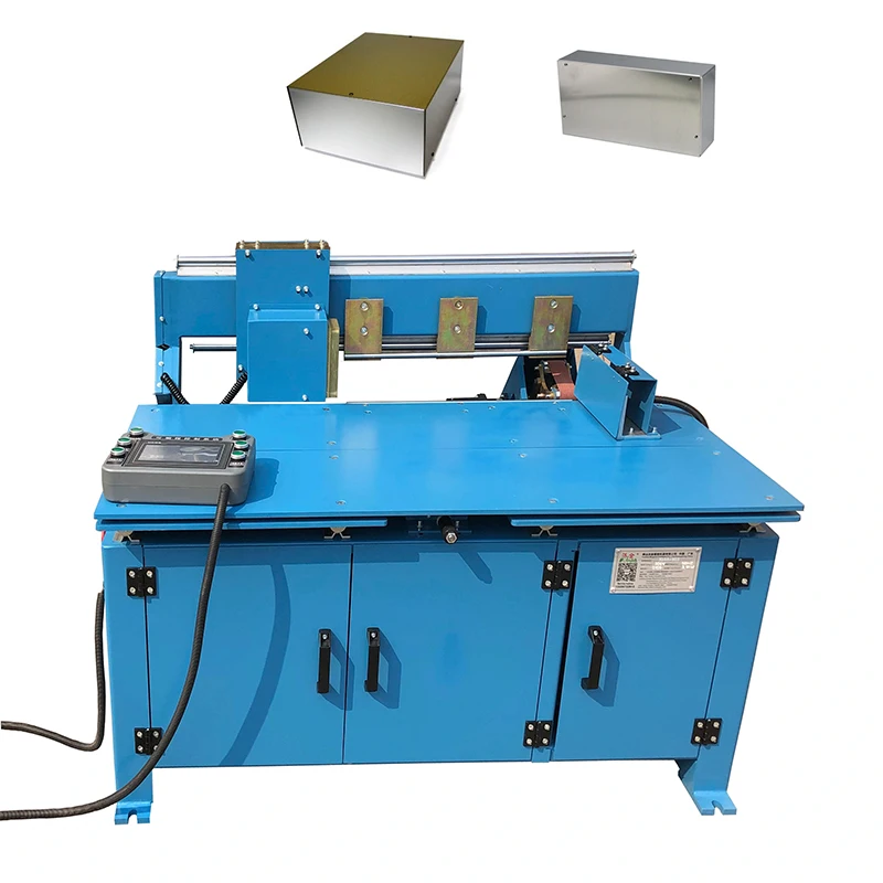 Right Angle Polishing Grinding Machine 90 Degree Corner Seam Abrasive Belt  Grinder Grinding Right Angle Welds on Box Structure