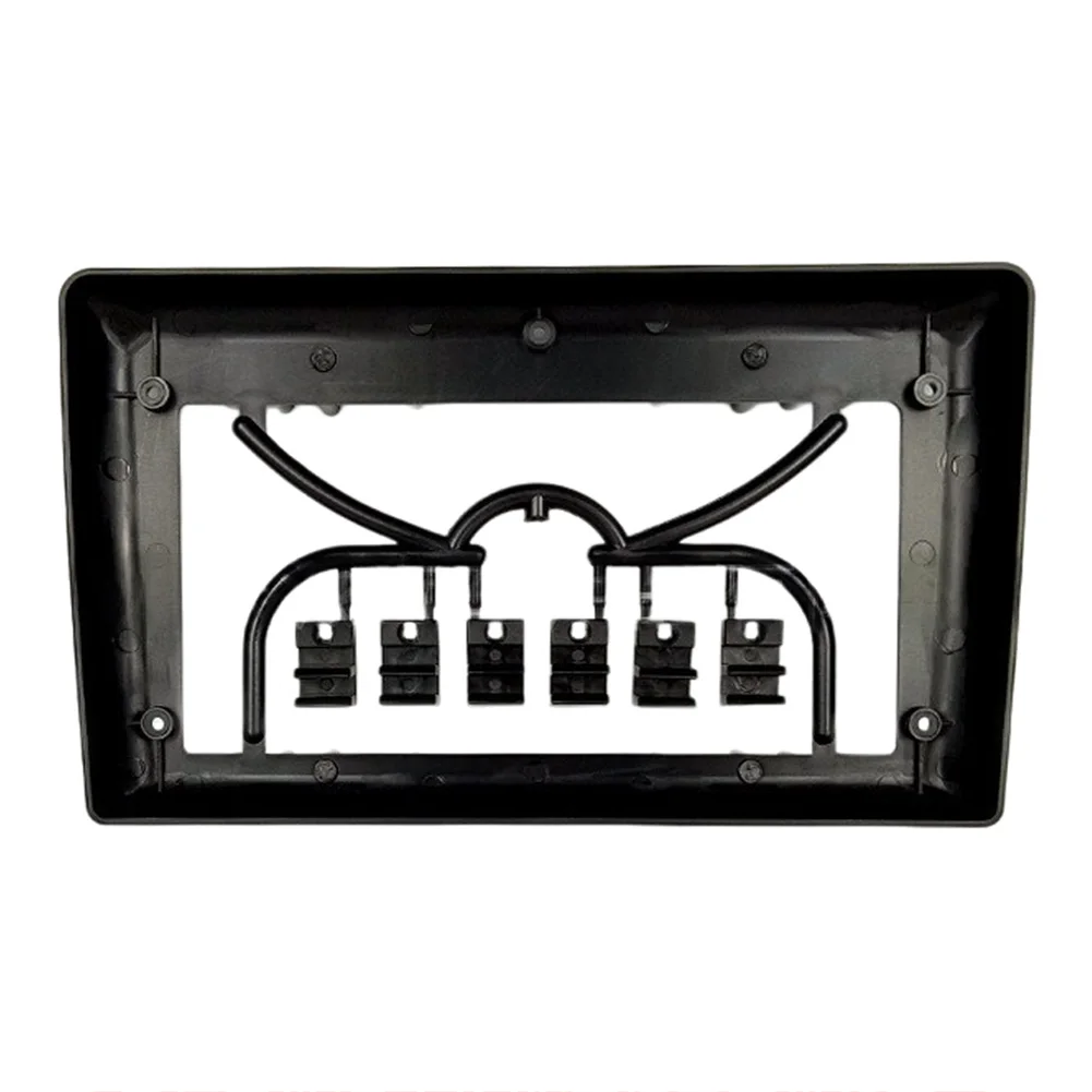 Truck Navigation Upgrade 9-inch Navigation Fascia Stereo Trim Panel Smooth Appearance No Dashboard Modification