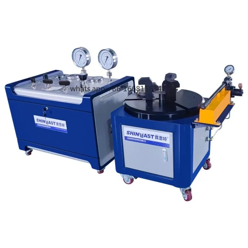 DN15-200 Manual Portable Pneumatic Hydraulic Safety Pressure Relief Valve Leak Test Bench