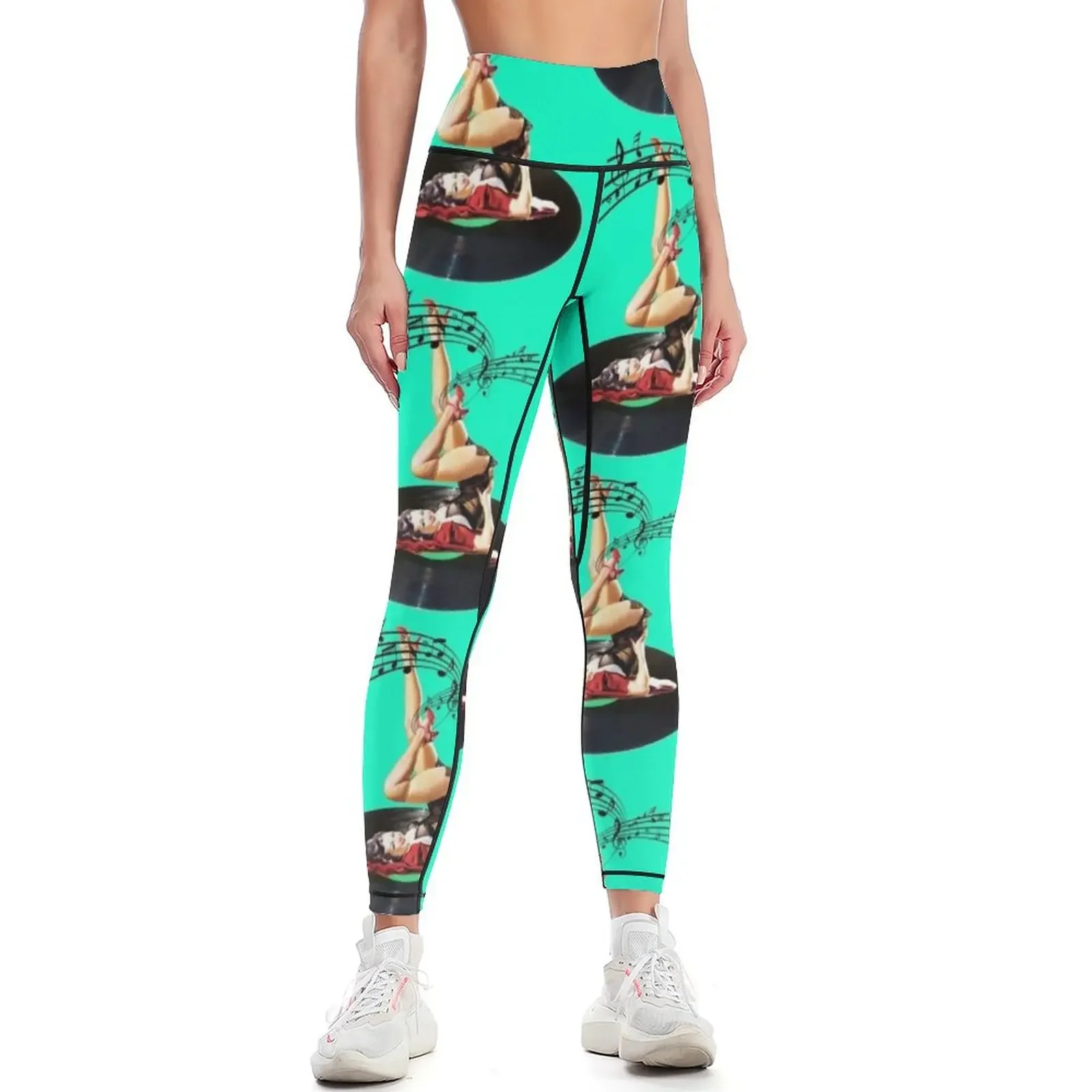 

Rockabilly Goddess II Leggings push up fitness Sports female Sweatpants push up tights for Womens Leggings