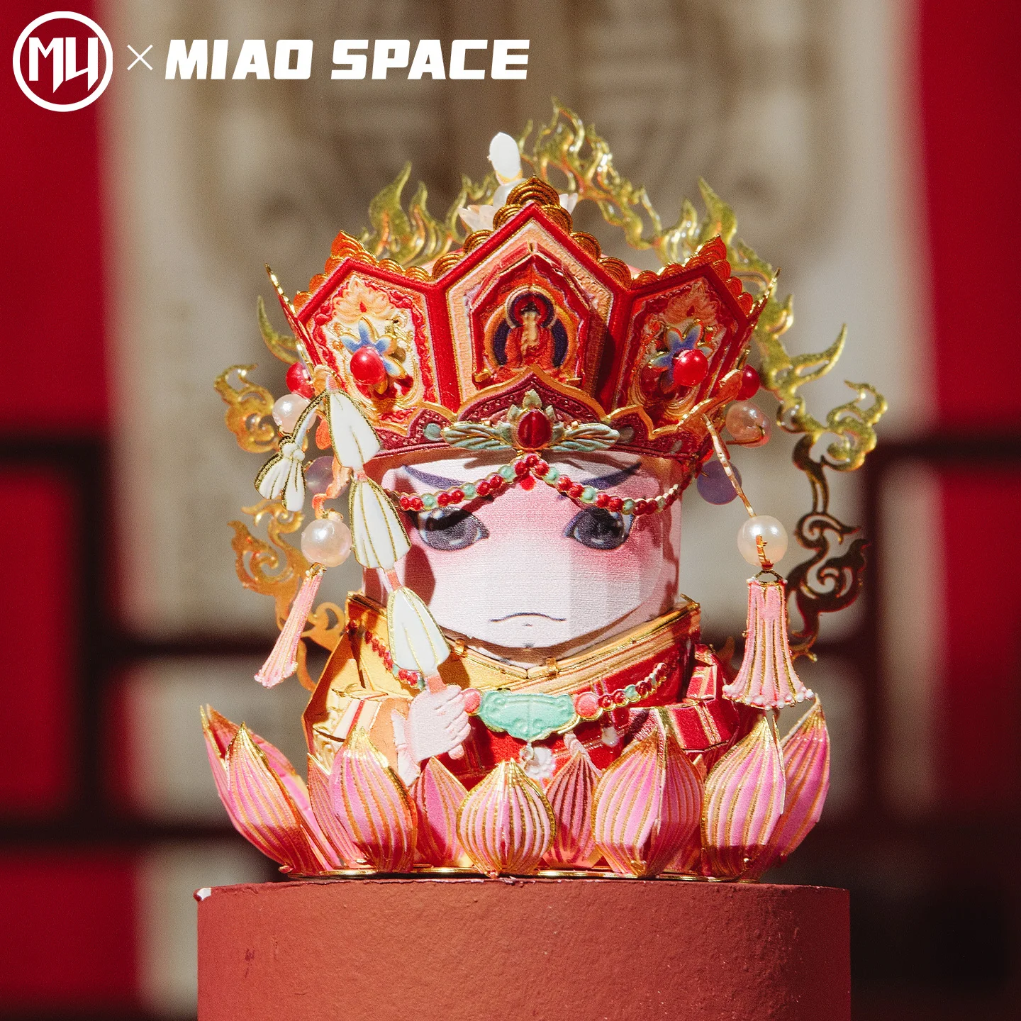 MU Journey to the West Series Puzzle in metallo stereoscopico 3D, giocattolo puzzle fai da te, decorazione per ufficio desktop, antistress,