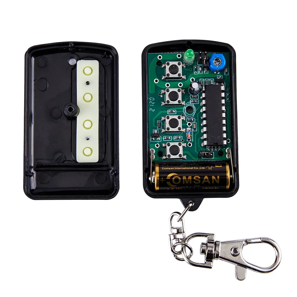 REMOCON Electric Gate Transmitter 280MHz-450MHz Universal Remote Control Compatible RMC-600 LRT-1 Garage Remote Control