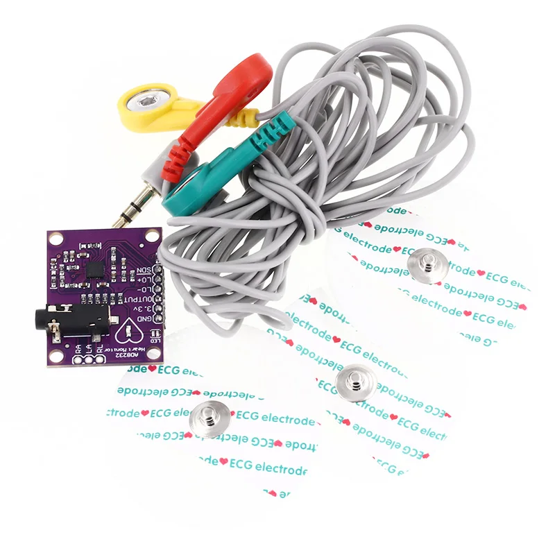 AD8232 ECG Physiological Measurement Heart Pulse ECG Monitor Sensor Module Single Lead Heart Rate Monitor Diy Kit For Arduino