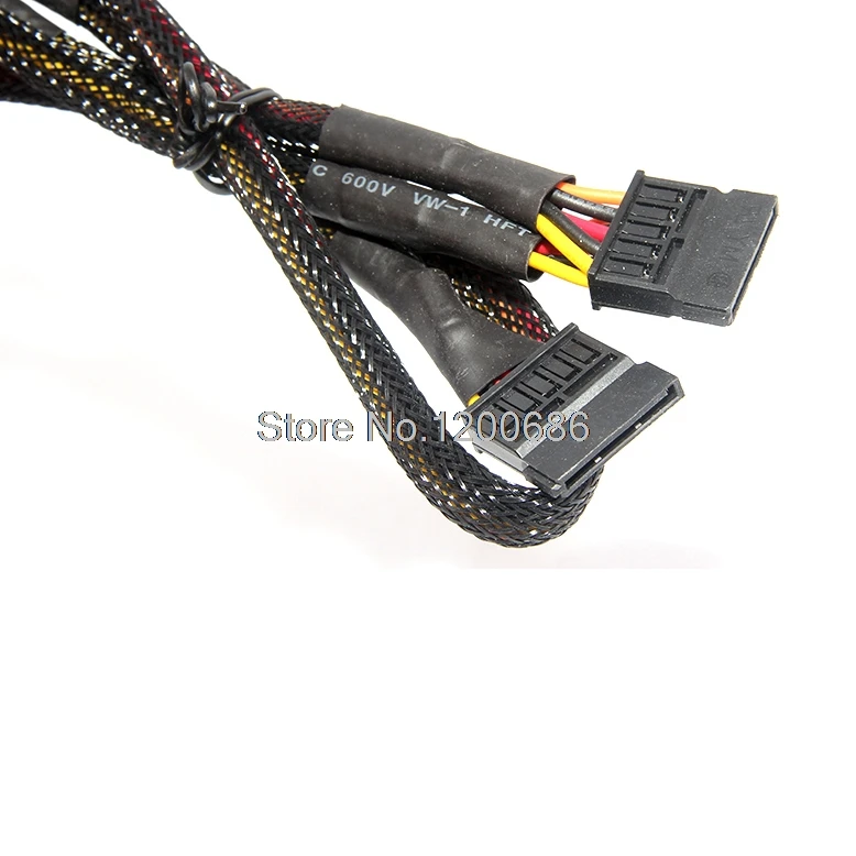 88cm PSU cable kit SATA wire harness Premium Individually Sleeved SATA Cable wire harness